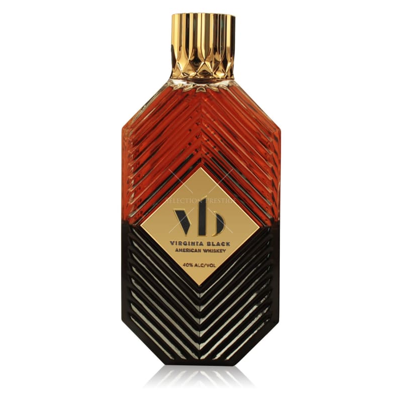 Virginia Black American Whiskey Front Bottle Shot