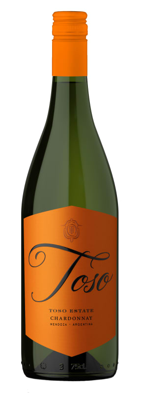 Pascual Toso Estate Chardonnay 2023 Front Bottle Shot