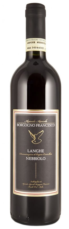 Francesco Borgogno Langhe Nebbiolo 2021 Front Bottle Shot