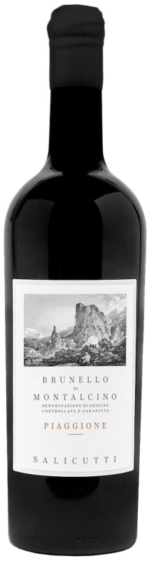 Salicutti Brunello di Montalcino Piaggione 2018 Front Bottle Shot