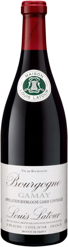 Louis Latour Bourgogne Gamay 2017 Front Bottle Shot