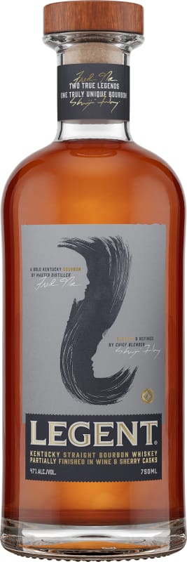 Legent Bourbon Whiskey Front Bottle Shot