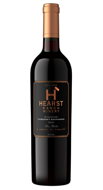 Hearst Ranch Bunkhouse Cabernet Sauvignon 2022 Front Bottle Shot