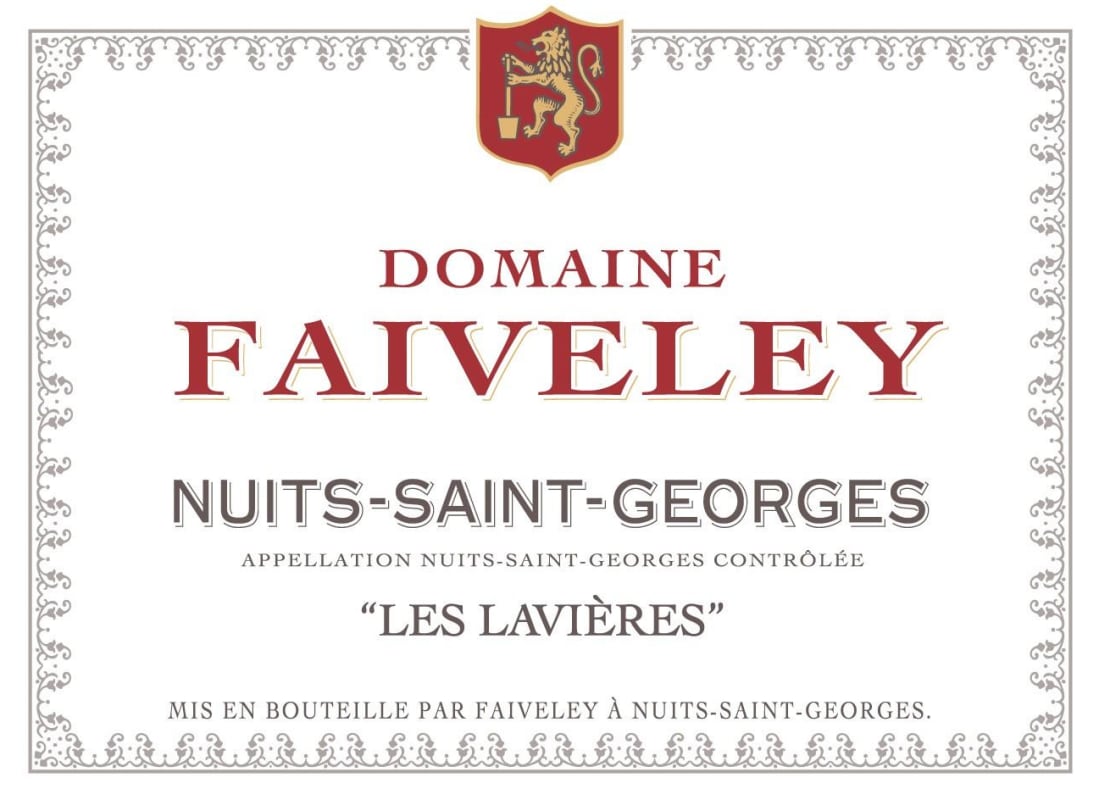 Faiveley Nuits-Saint-Georges Les Lavieres 1992 Front Label