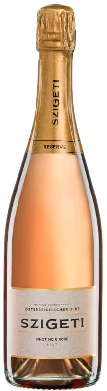 Szigeti Pinot Noir Brut Rose 2015 Front Bottle Shot