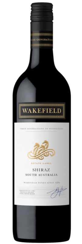 Wakefield Estate Shiraz 2019 Front Bottle Shot