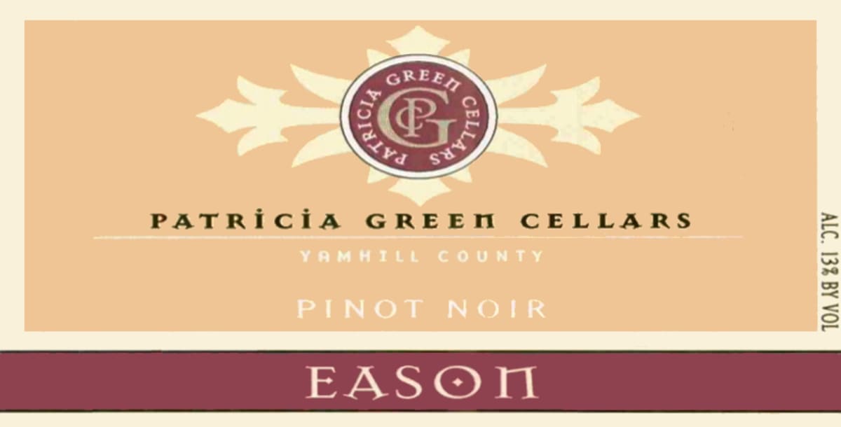 Patricia Green Eason Pinot Noir 2001 Front Label