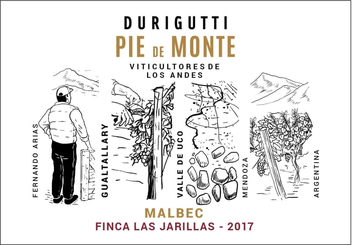 Durigutti Pie de Monte 2017 Front Label