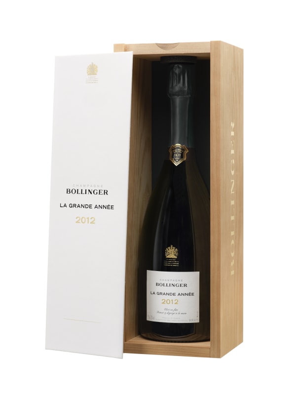 Bollinger La Grande Annee Brut with Gift Box 2012 Front Bottle Shot