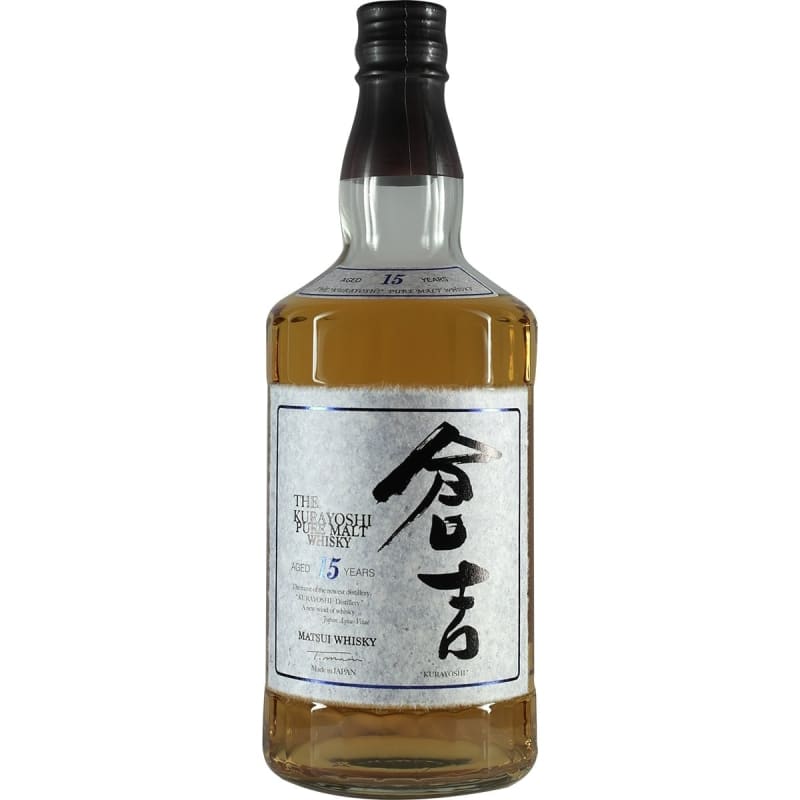 Matsui Kurayoshi 15 Year Japanese Whisky (700ML) Front Bottle Shot
