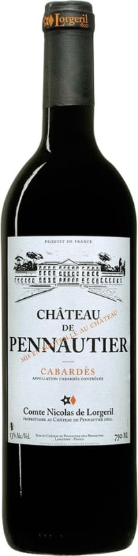 Lorgeril Chateau de Pennautier Cabardes Rouge 2015 Front Bottle Shot