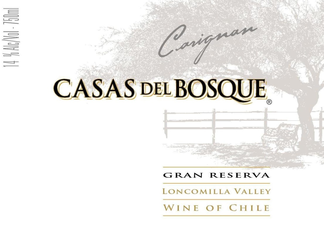 Casas del Bosque Gran Reserva Carignan 2012 Front Label