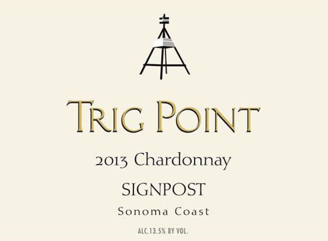 Trig Point Signpost Chardonnay 2013 Front Label