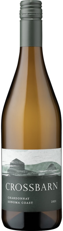 Crossbarn by Paul Hobbs Sonoma Coast Chardonnay 2021 Front Bottle Shot