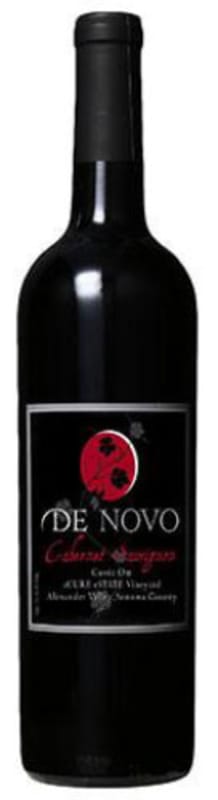 De Novo Wines Alexander Valley Cabernet Sauvignon 2017 Front Bottle Shot