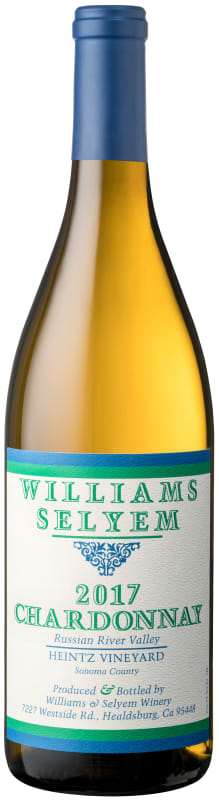 Williams Selyem Heintz Vineyard Chardonnay 2017 Front Bottle Shot
