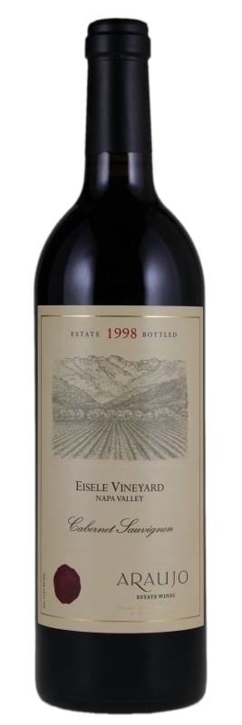 Araujo Eisele Vineyard Cabernet Sauvignon 1998 Front Bottle Shot