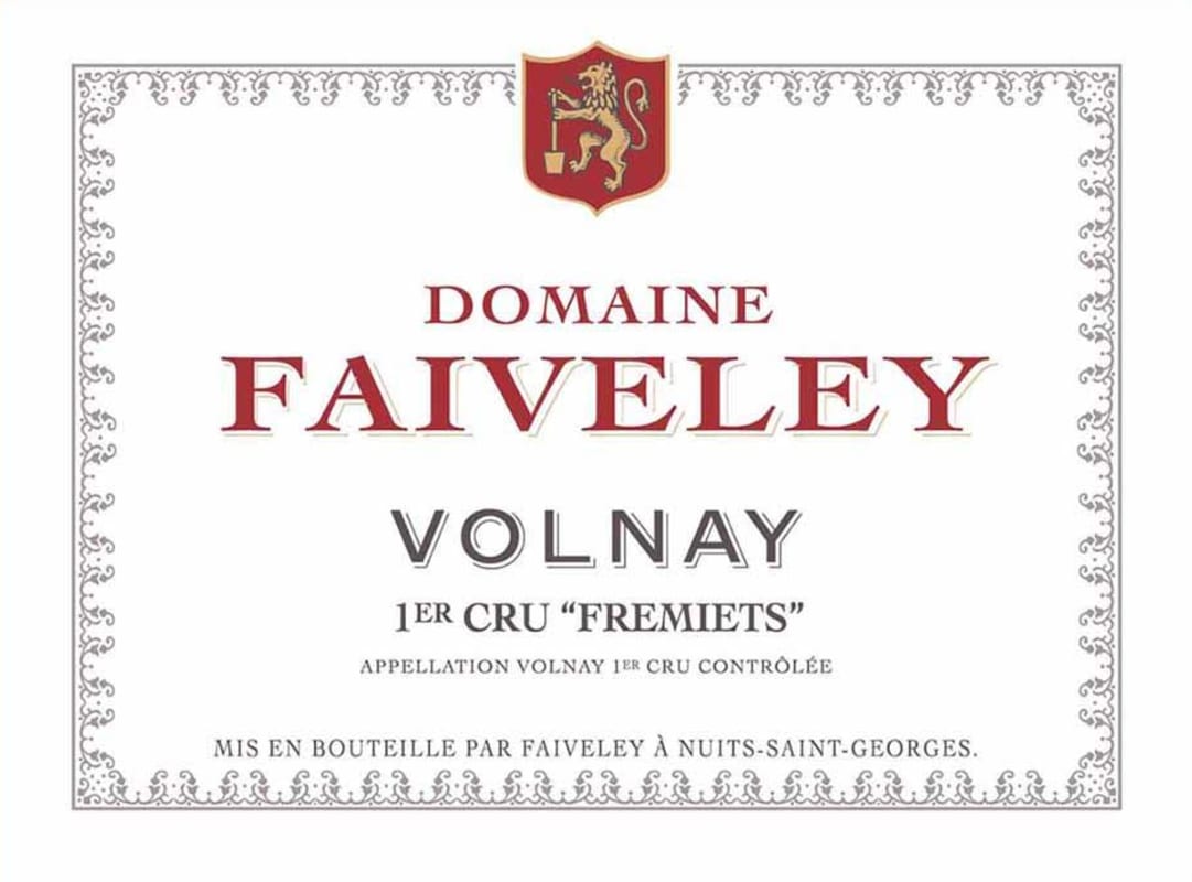 Faiveley Volnay Fremiets Premier Cru 2008 Front Label