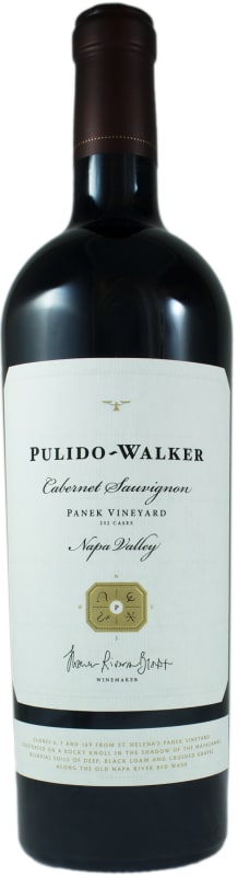 Pulido Walker Panek Vineyard Cabernet Sauvignon 2015 Front Bottle Shot