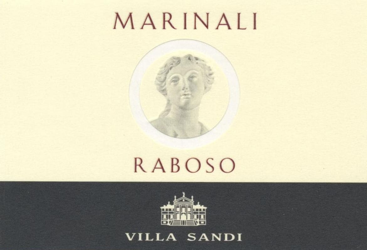Villa Sandi Marinali Raboso 2013 Front Label