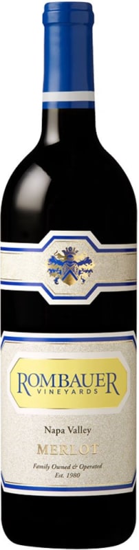 Rombauer Merlot 2016 Front Bottle Shot