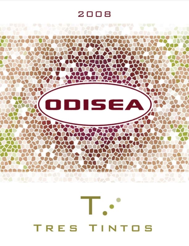 Odisea Tres Tintos 2008 Front Label