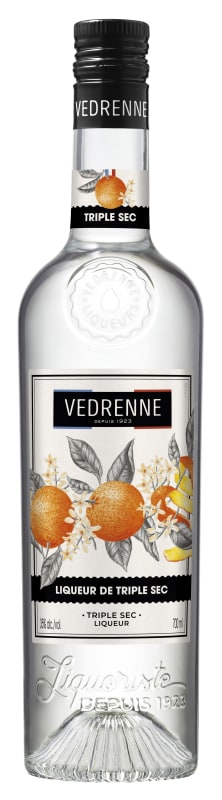 Vedrenne Curacao Triple Sec Liqueur (700ML) Front Bottle Shot