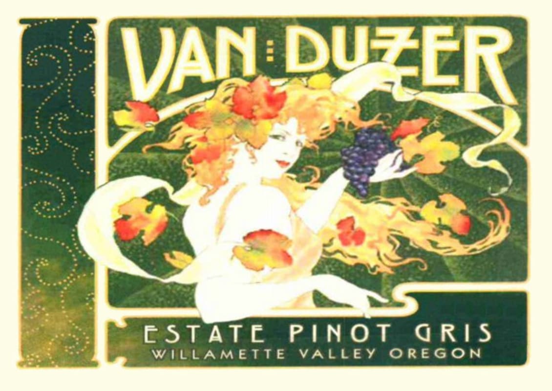 Van Duzer Estate Pinot Gris 2011 Front Label