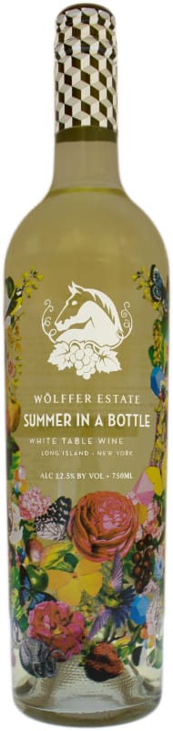 Wolffer Summer in a Bottle White 2019 Front Bottle Shot