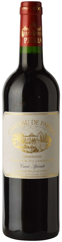 Chateau de Paraza Minervois Cuvee Speciale 2016 Front Bottle Shot