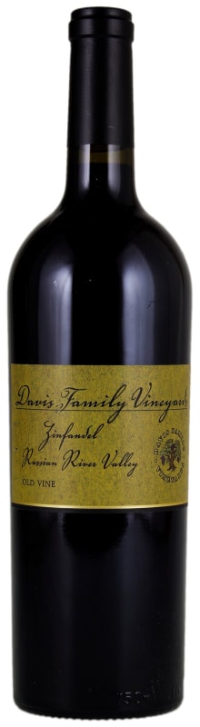 Davis Family Vineyards Old Vine Zinfandel 2016 Front Bottle Shot