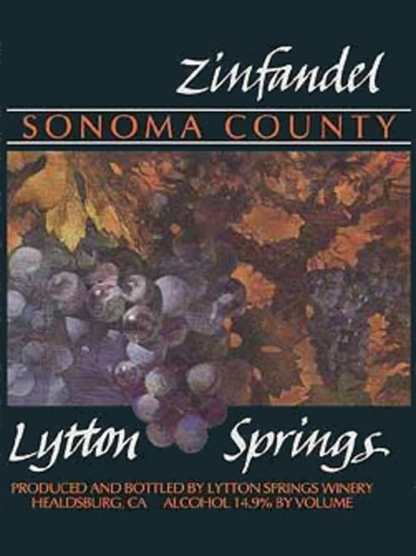 Lytton Springs Winery Zinfandel (1.5 Liter Magnum) 1994 Front Label