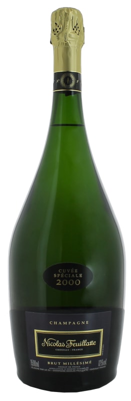 Nicolas Feuillatte Cuvee Speciale Brut Champagne 2000 Front Bottle Shot