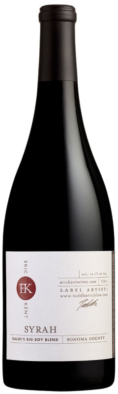 Eric Kent Kalen's Big Boy Blend Syrah 2013 Front Bottle Shot