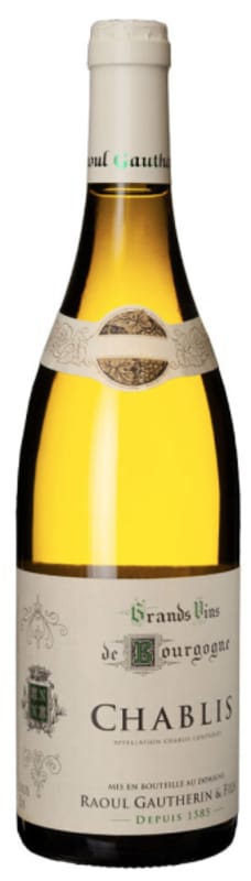 Domaine Raoul Gautherin & Fils Chablis 2024 Front Bottle Shot