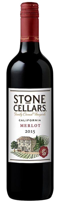 Stone Cellars Merlot 2015 Front Bottle Shot