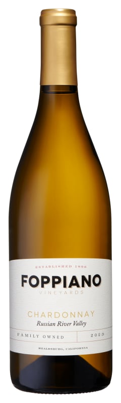 Foppiano Estate Chardonnay 2023 Front Bottle Shot