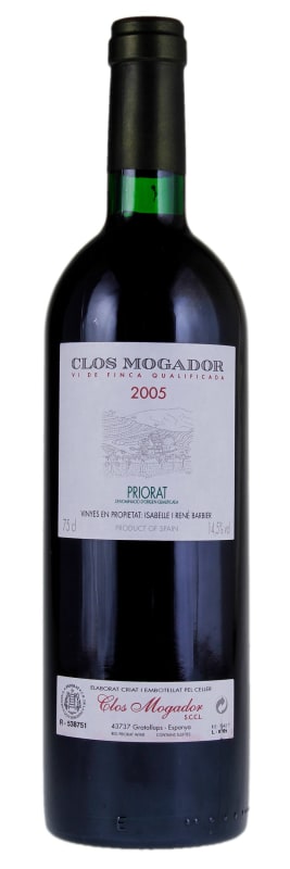 Clos Mogador Priorat 2005 Front Bottle Shot