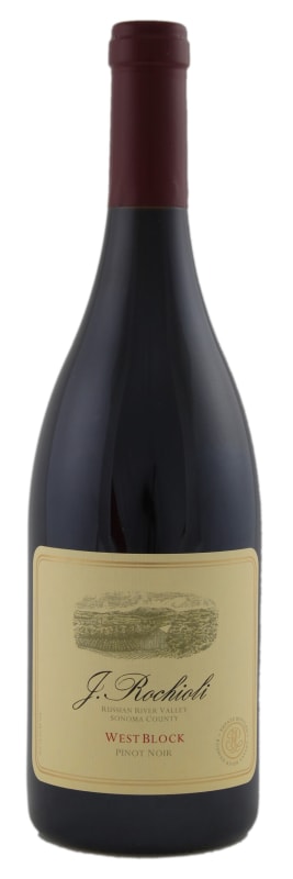 Rochioli West Block Pinot Noir 2016 Front Bottle Shot