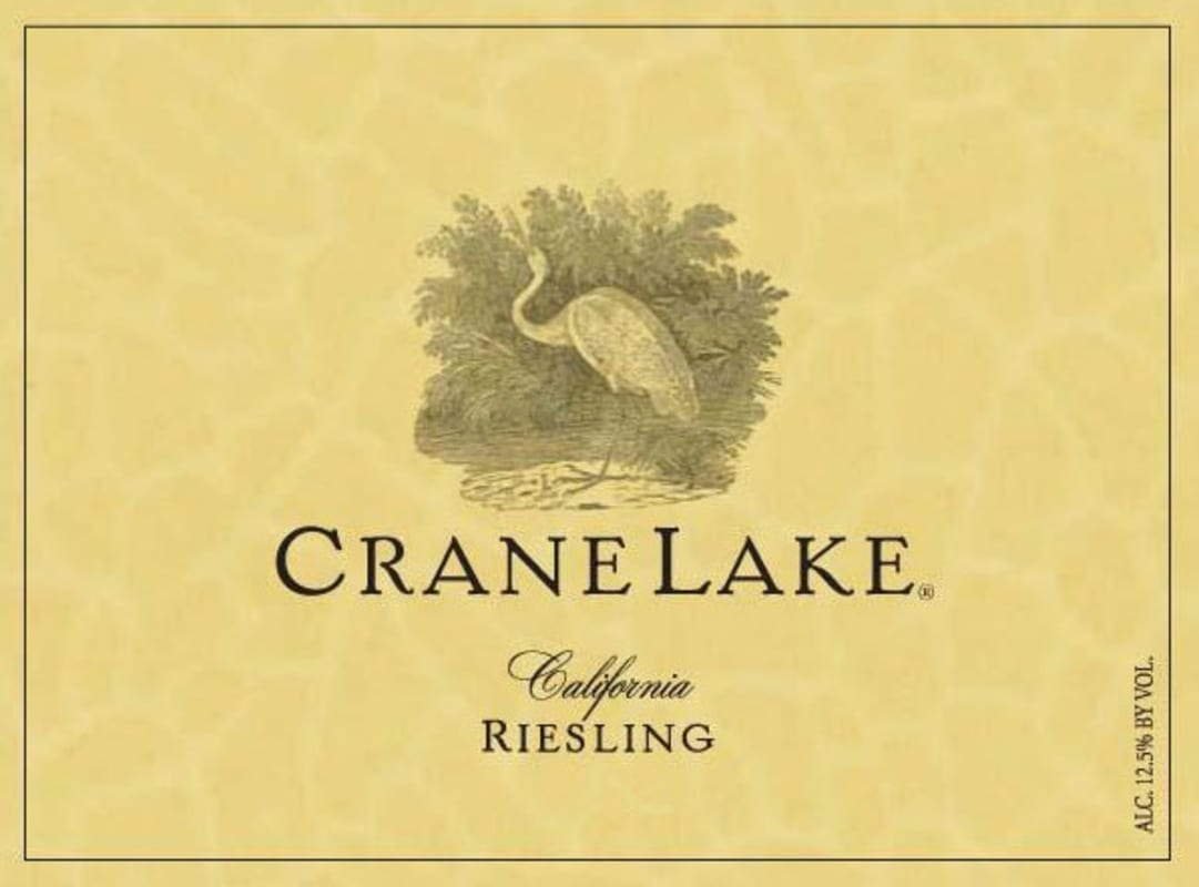 Crane Lake Cellars Riesling 2015 Front Label