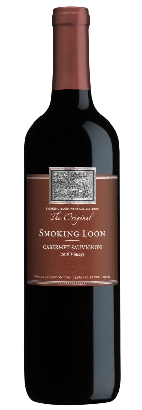 Smoking Loon Cabernet Sauvignon 2016 Front Bottle Shot