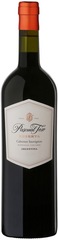 Pascual Toso Reserva Cabernet Sauvignon 2014 Front Bottle Shot
