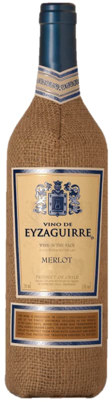 Vino de Eyzaguirre Merlot 2018 Front Bottle Shot