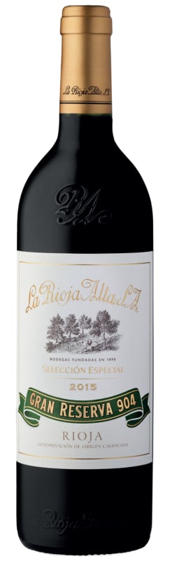 La Rioja Alta Gran Reserva 904 Seleccion Especial Tinto 2015 Front Bottle Shot