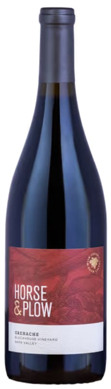 Horse & Plow Winery Blockhouse Vineyard Grenache 2022 Front Bottle Shot
