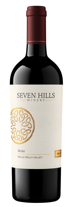 Seven Hills Winery Walla Walla Merlot 2019 Front Bottle Shot