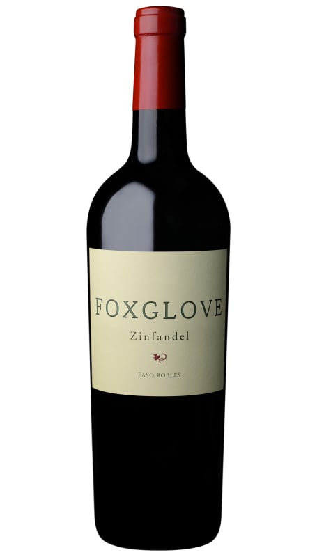 Foxglove Zinfandel 2019 Front Bottle Shot