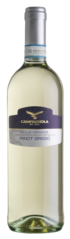 Campagnola Pinot Grigio 2020 Front Bottle Shot