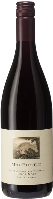 MacRostie Wildcat Mountain Vineyard Pinot Noir 2012 Front Bottle Shot