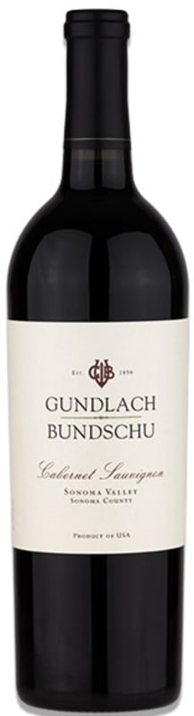 Gundlach Bundschu Cabernet Sauvignon 2015 Front Bottle Shot